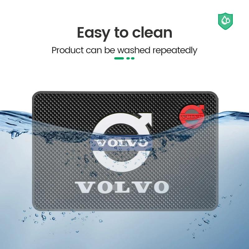 Car Ornament PVC Anti-Slip Mat Sticky Pad Dashboard Accessories For Volvo XC90 V90 V60 XC60 V40 EC40 EX40 S80 S60 S90 C40 V70