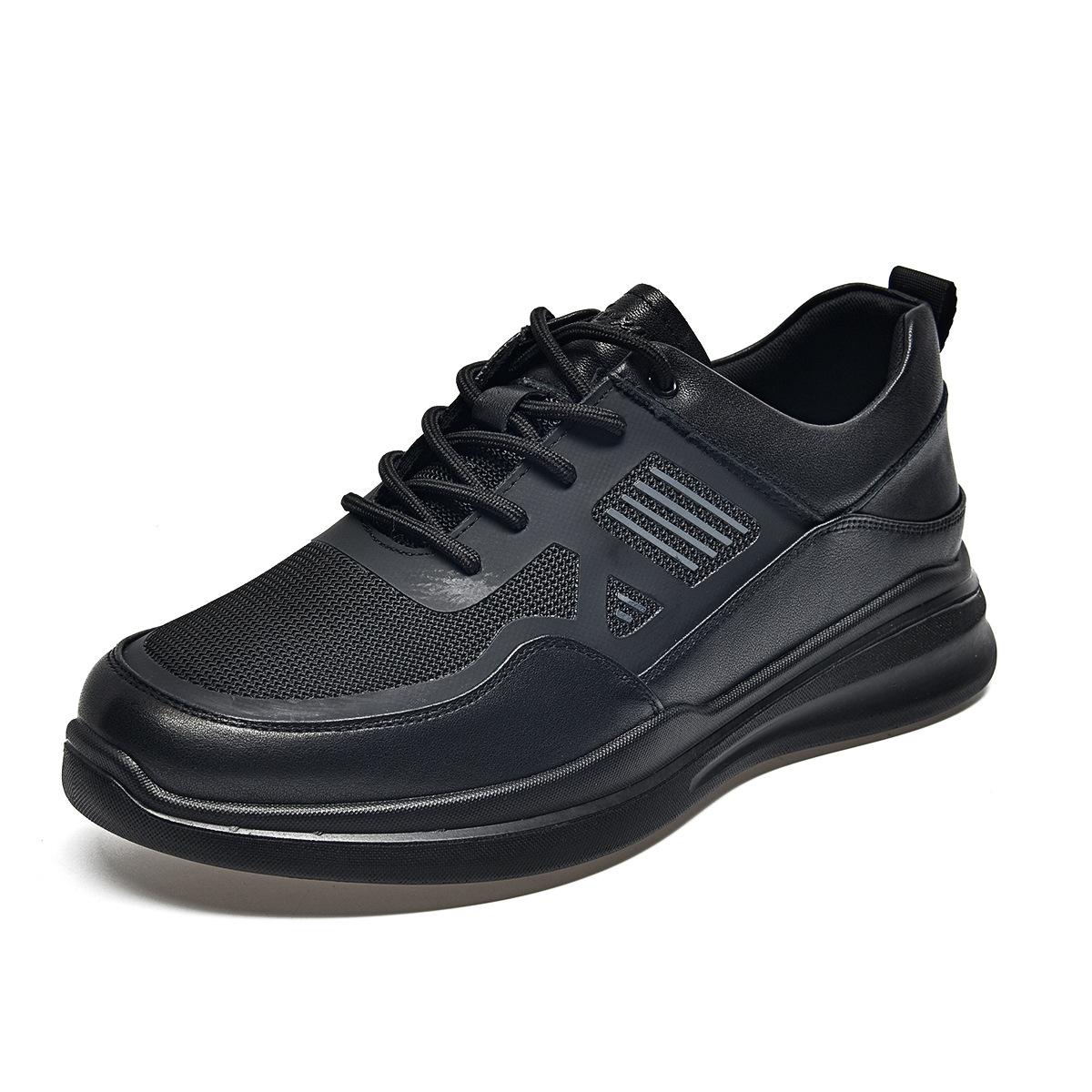 

Мужская повседневная спортивная обувь осень и зима легкая черная на шнуровке обувь для бега трусцой обувь для ходьбы обувь для путешествий 44 чёрный