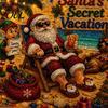 Christmas Faux Pearl Painting Kit Xmas Art Kit, Santa Claus Reindeer DIY Seasonal Supplies Sparkling 3D Festive Wall Craft for Adults, Winter Holiday