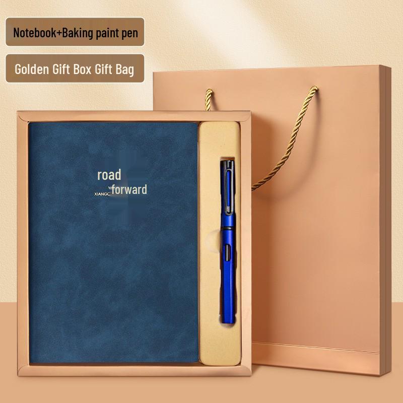 A5 Custom Logo Business Notebook Set - Premium Gift for Office Meetings