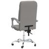 Office Chair with Reclining Function Taupe Fabric