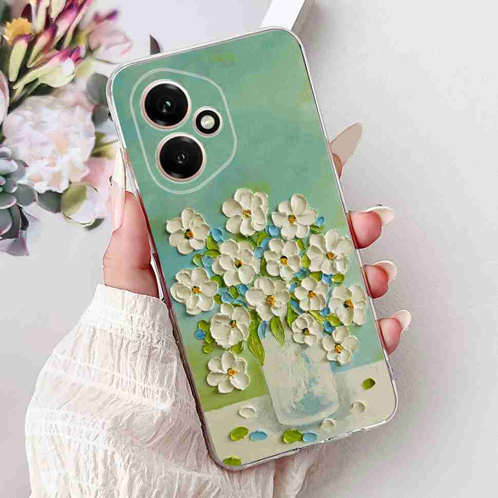 For Honor 400 5G 6.55" Case DNY-NX9 Cartoon Cat Girl Love Soft Silicone TPU Cover For Huawei Honor 400 Global Phone Cases Bumper