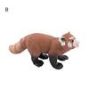 Realistische Tierfigur Leopardkatze Roter Panda Maus Schnabeltier Frettchen Egernia