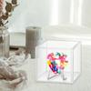 Multipurpose Acrylic Display Box Clear Rings Display Case for Rings and Picks Suitable for Jewelers and Collectors