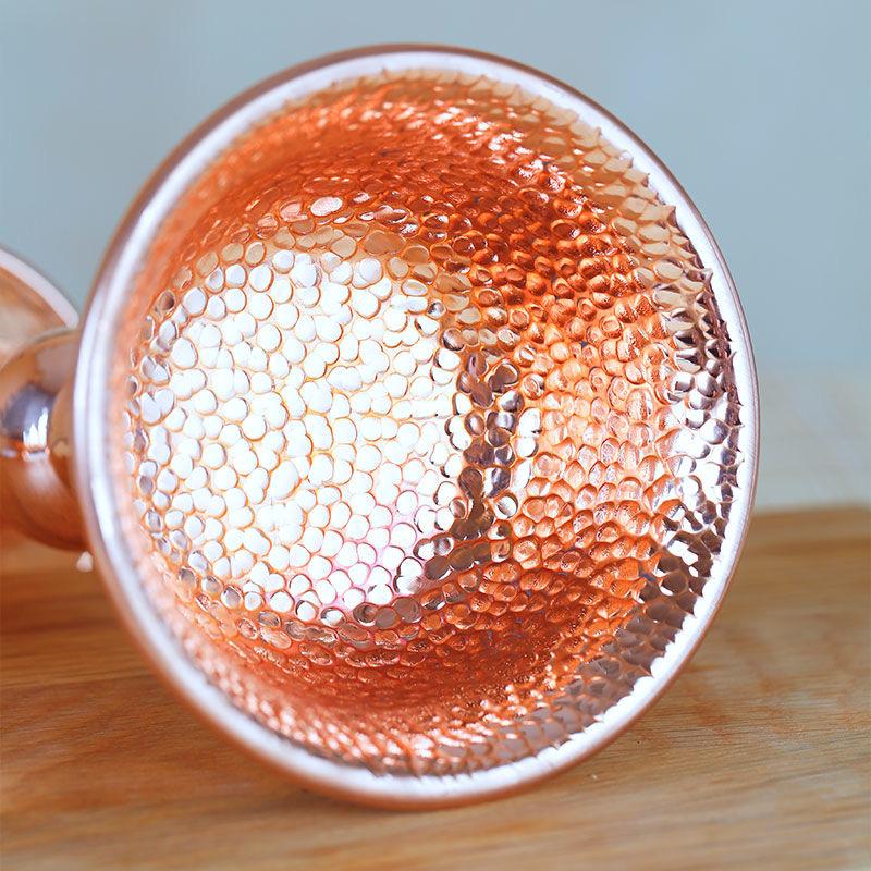 Red Buddhist Guardian Cup Furnishing Copper Handicraft Hammer Tibetan Interior Buddhism Holy Water Plate Home Gift Decorative