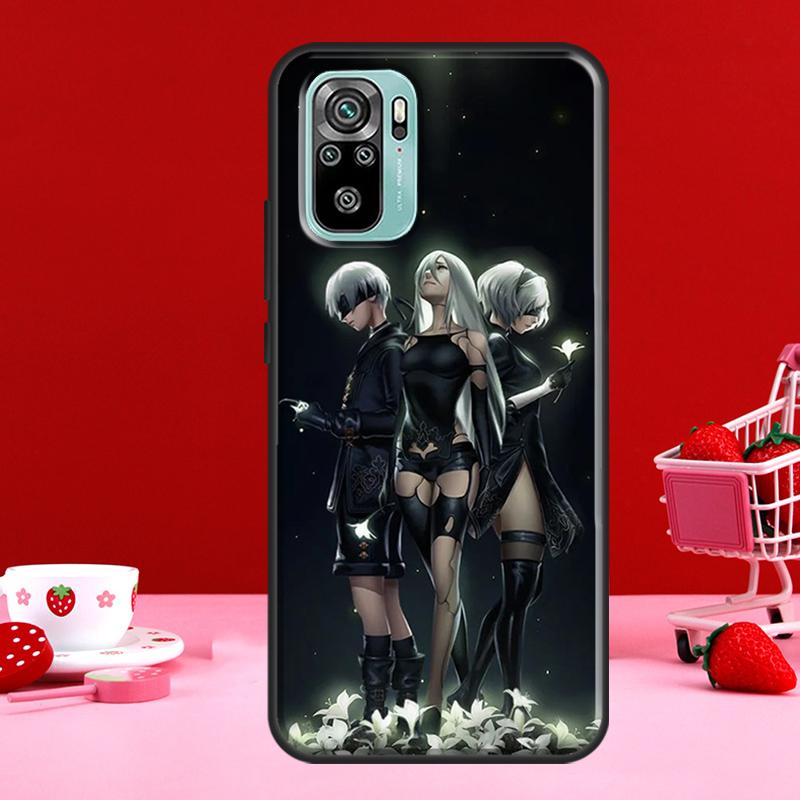 Nier Automata Lunar Tear Art For Redmi Note 11 Pro Case For Redmi Note 10 Pro Note 9 Pro Note 8 Pro 9S 10S 11S 9A 9C 9T