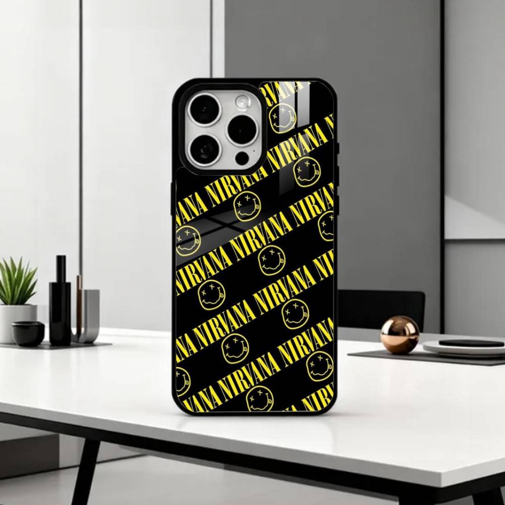

Grunge band N-Nirvana Phone Case For iPhone17,16,15,14,13,12,11 Plus,Pro Max Magnetic For Magsafe Wireless Charging iPhone14