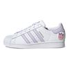 adidas Superstar Blanc Teinte Violette Baskets Femme Blanc Nuage Or Mat GZ8143
