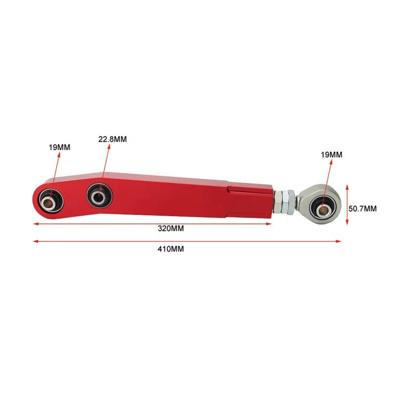 Rear Lower Suspension Adjustable Control Arms Camber Kit LCA For Lancer Evolution 8 9 EVO VIII IX CT9A 2003-2007