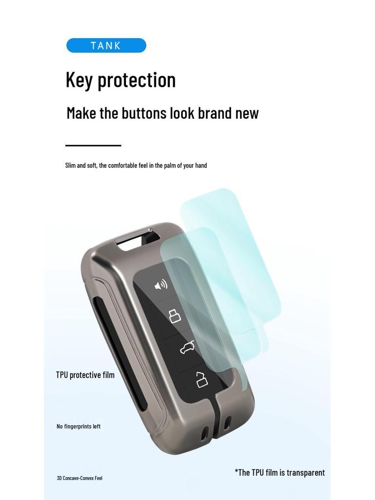 Tank 300/500 Cyber Key Case for Wey Car - New City Version