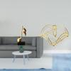Creative Resin Music Note Figurine Tabletop Ornament And Weighted Arm Napkin Holder for Desk