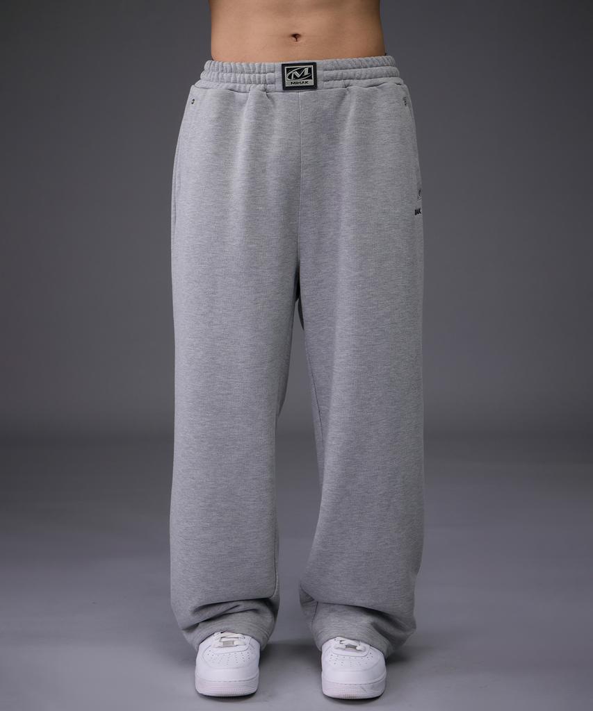 Mihag Metal Plate Sweatpants (Gray)