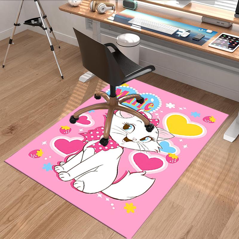 Marie Cute Kitten Carpet For Playroom Bedroom Living Room Sofa Home Decorkids Game Area Rug Nonslip Floor Mat