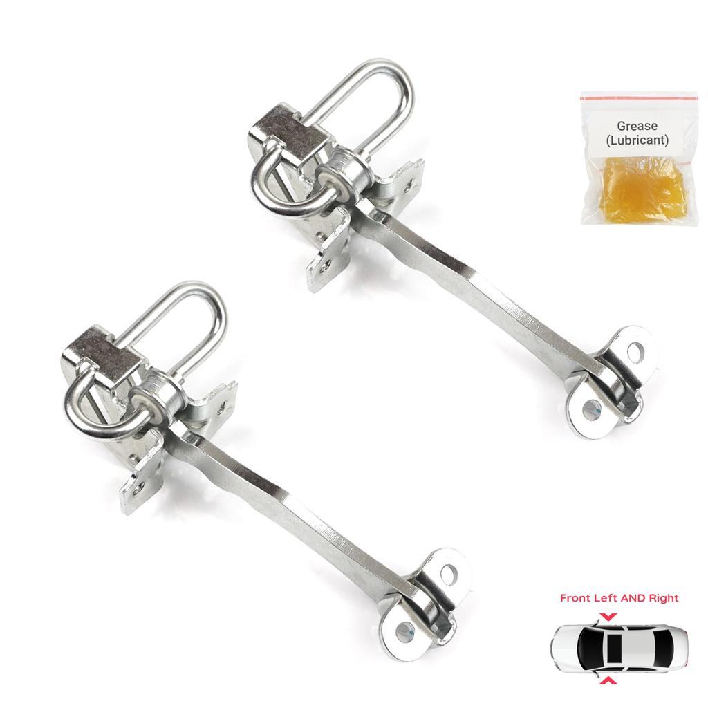 EDP1269-1 2 Pieces Front Door Hinge Stop Check Strap Limiter for Fiat Stilo 192 2001-2010 4/5 Door 51760102