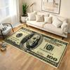 Colorful Creative Dollar Money Print Carpet Mat Rug Large Area Bedroom Entryway Non-Slip Stain Resistant Home Decoration