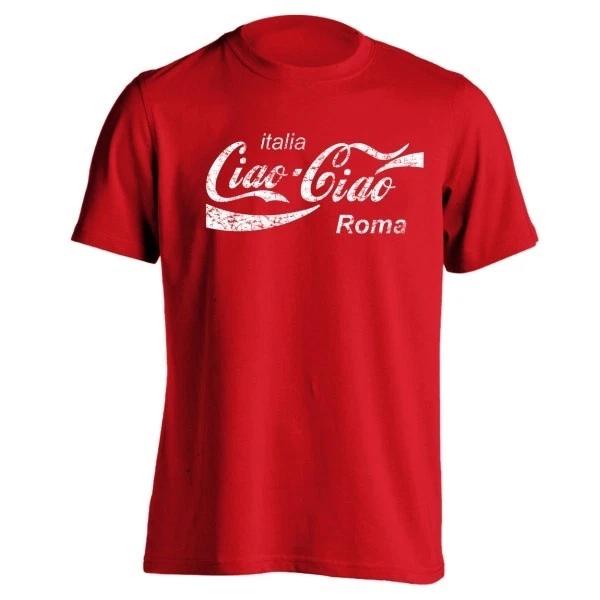 Ciao Ciao Italy Itanlian Cola Rome Funny 80S Red Basic Men s T-Shirt XL