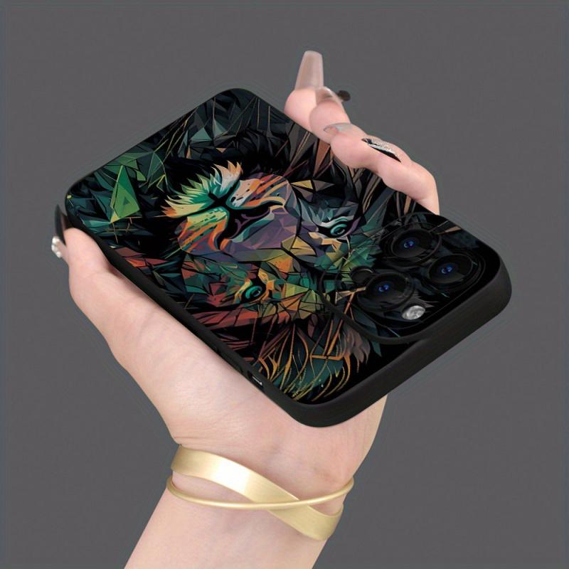 Colorful Lion Graphic Phone Case for Iphone 16 15 14 13 12 11 X Xr Xs Se2 Se 8 7 Plus Pro Max Mini Silicone Back Cover