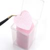 Eyelash Extension Glue Wipes Eyelash Glue Cleaner Non Woven Fabric Glue Wipes for Lash-Extension Glue Nail Polish Bottle