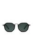 Dee Franklin Roller HEX Matte Sunglasses, Black/Black, DFSU090003-BLAC