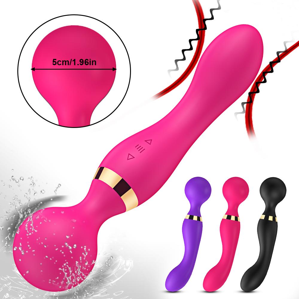 AV Zauberstab Massage G-punkt Vibrator Klitorisstimulator Weibliche Masturbation Dildos Vibrator für Frauen Wiederaufladbar