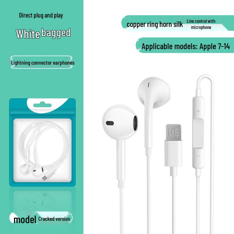 Apple Kabelgebundene Kopfhörerkabel für iPhone 14/15/16/17 mit In-Ear Gaming-Steuerung