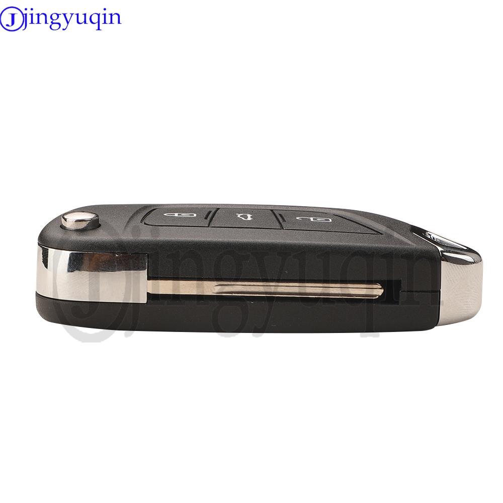 Guscio Chiave Auto Pieghevole Modificato Jingyuqin Ce0536/0523 Hu83 Va2 Per Peugeot 107 207 307 407 306 308 408 508 Citroen C2 C3 C4