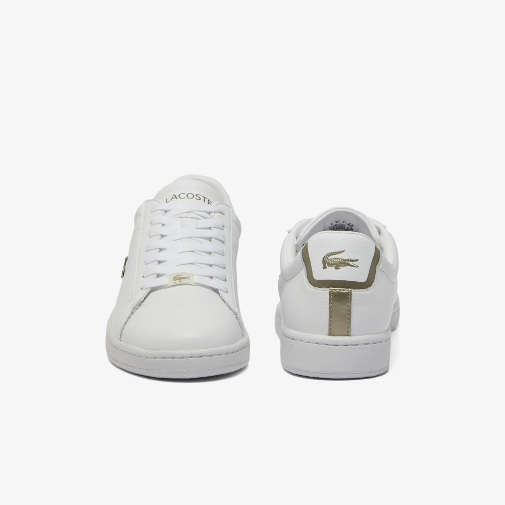 [lacoste] Men's Carnaby Evo Leather Platinum Detail Sneakers RZ0006M54N21G