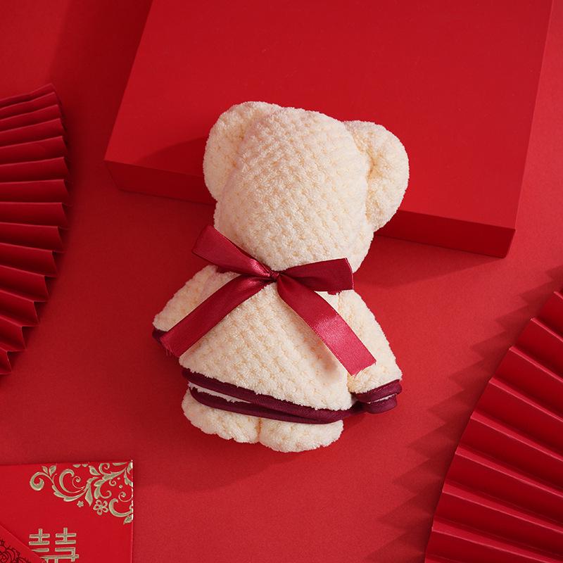 Wedding Gift Box: Little Rabbit & Bear Towel Favor