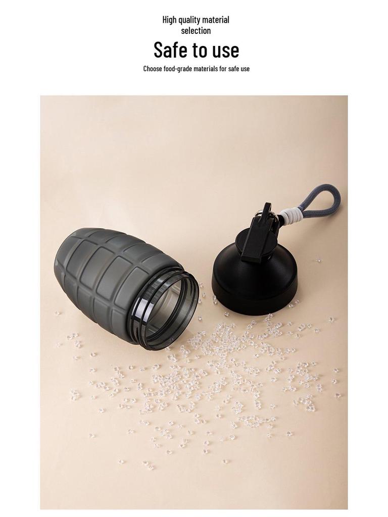 Summer Pineapple Sports Water Bottle – Large Capacity, Portable Student Kettle, Fitness Shaker, Smoothie Cup