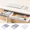Invisible Under Desk Drawer Plastic Pencil Tray Durable Stationery Organizer  Bedroom