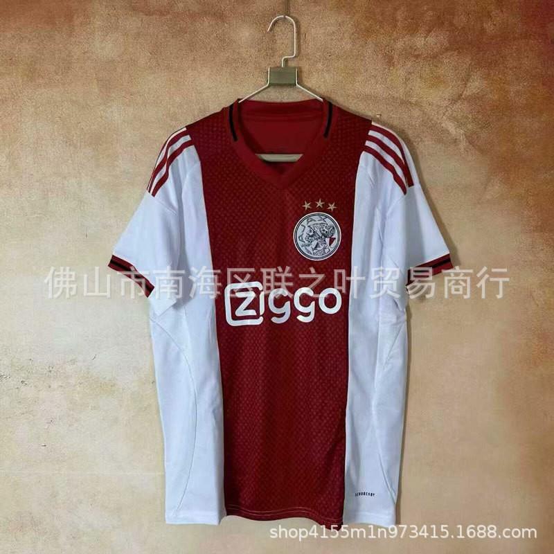Ajax 2025-2026 Domácí Venkovní Třetí Dres Fotbalový Dres Krátký Rukáv Tréninkové Tričko Pánské Bambusové Vlákno