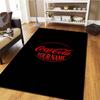 Coca Cola Rainbow Custom Name Carpet Rug For Living Room Bedroom Home Sofa Decoration Kids Play Nonslip Floor Mat