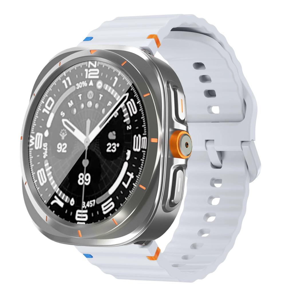 Bracelet+Changer en Boîtier Ultra pour Samsung Galaxy Watch 7 6 40 44mm Mettre à niveau vers Galaxy Watch Ultra 47 Protecteur d'Écran en Verre Trempé