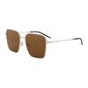 Emporio Armani Square Sunglasses With Side Logo Women sunglasses Gold EA2159D.L301373.L157.L