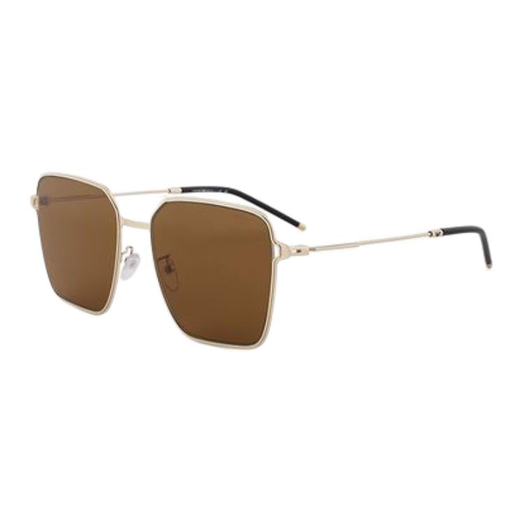 Emporio Armani Square Sunglasses With Side Logo Women sunglasses Gold EA2159D.L301373.L157.L