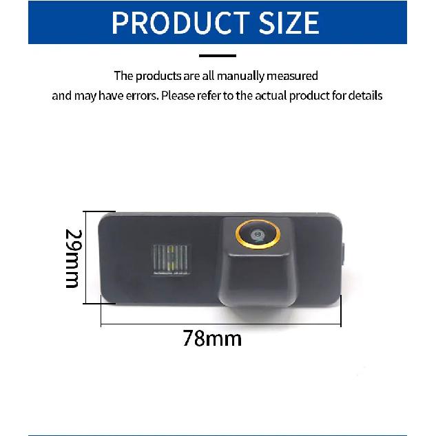 AHD NTSC Lente Dorata Telecamera Posteriore per Retromarcia per Volkswagen VW Polo Magotan Bora Jetta Golf5 Passat B6 B7 CC Skoda Superb