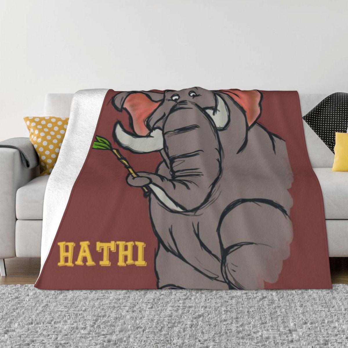 Hathi Personalized Travel An Ultra-Soft Micro Fleece Blanket 30x40in
