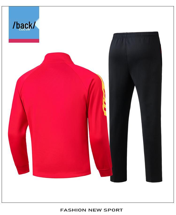 Unisex Chinese Martial Arts Training Set: Long Sleeve Sportswear for Spring and Autumn