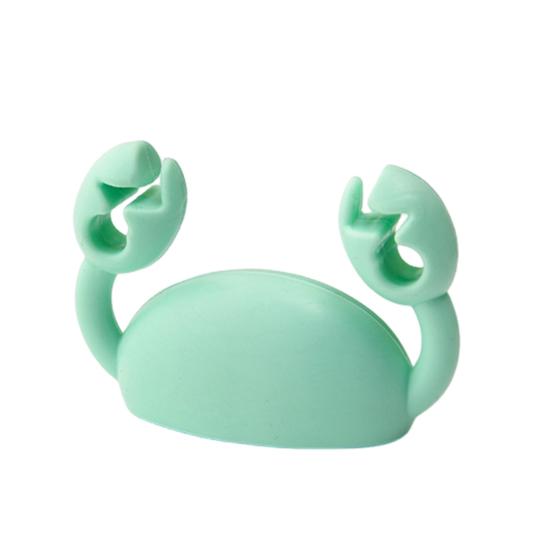 Cute Crab Cable Organizer Clip Line Processor Adhesive Wire Tidy Holder