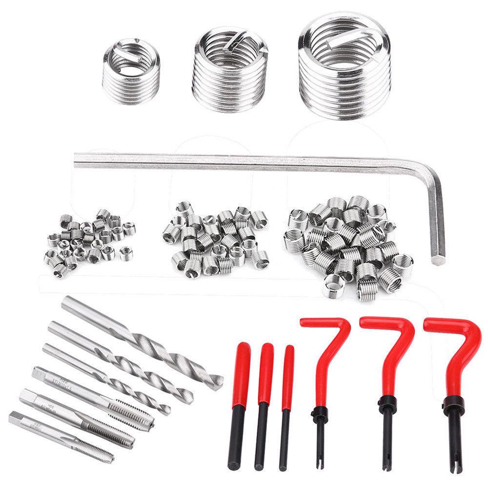 Thread Repair Kit,30 pcs M5/M6/M8 Thread Repair Insert Kit,Including 25 Wire Thread Inserts ,Sturdy and Durable,for Restoring Damaged Threads M8 Thread Repair Kit,30 pcs M5/M6/M8 Thread Repair Insert Kit,Including 25 Wire Thread Inserts ,Sturdy and Durable,for Restoring Damaged Threads M8