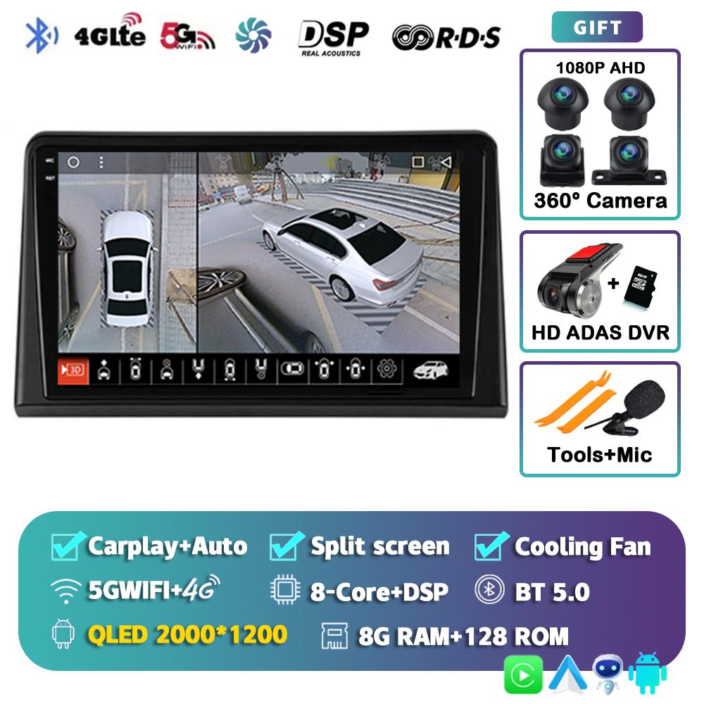 Android 14 Carplay Auto Car Radio For Hyundai Sonata 7 LF 2017 2018 2019 GPS Multimedia Player Stereo 360 Camera 4G+WiFi BT DSP