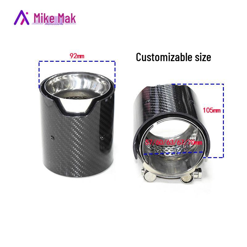 Stainless Steel Tailpipe Muffler for BMW 1, 3, 4 Series, X1, M2, M3, M4