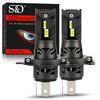 2Pcs 30000LM H7 LED Headlight Bulbs Mini Turbo H11 LED H8 9005 HB3 9006 HB4 Car Fog light H4 Motorcycle Headlamp Auto Plug&Play Lamp 6500K White