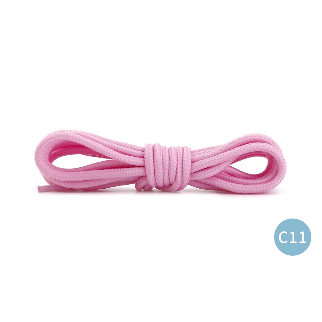 4mm Runde Polyesterfarbige Schnürsenkel für Flyknit, Skateschuhe, AJ Sneaker, Wanderschuhe und Hut-/Hosenkordeln