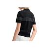 FILA White Series Fashion Simple Casual Versatile Comfortable Knit Short Sleeve T-Shirt Women Tops Legendary-Blue F11W523409F-NV