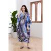 New Beach Smock, Printed Dress, Long Gown, Vacation Beach Dress