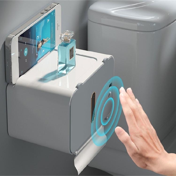 Tissue Box Cover Holder Automatic Sensor Tissue Holder Induction Toilet Paper