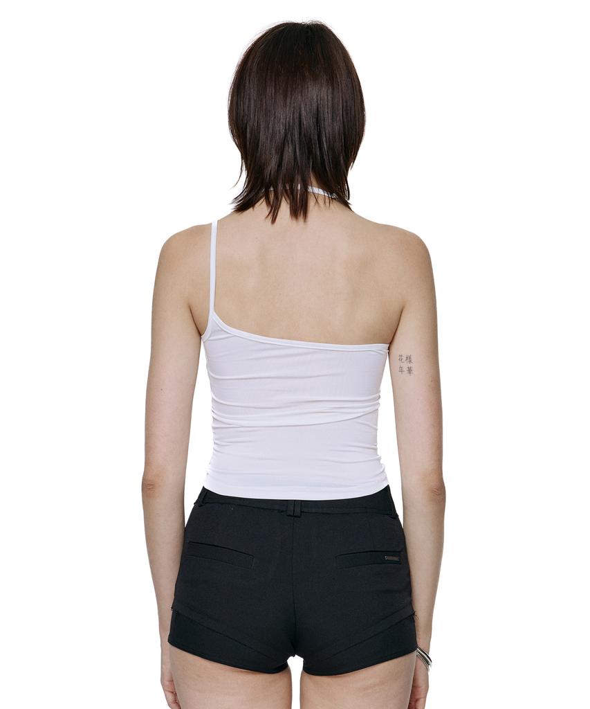 ROCKCAKE Slash Strap Sleeveless - White