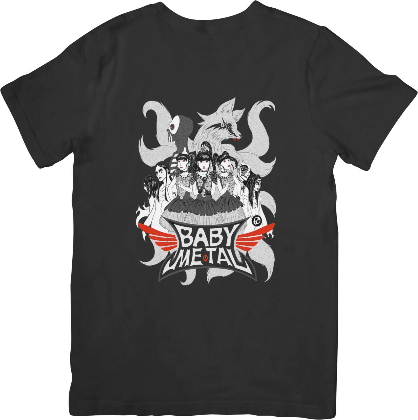 

Baby Metal 5 Heavy Metal Music Fit for Men & Women Quality Cotton T-Shirt Black M