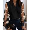 New Autumn/Winter Fashionable V-neck Lace Long-sleeved Blouses for Women